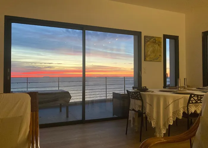 빌라 Nouvelle Cap Corse Vue Et Piscine 3km Bastia *