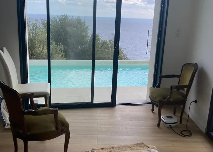 Nouvelle Cap Corse Vue Et Piscine 3km Bastia 빌라