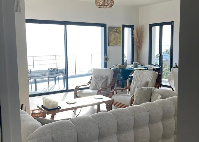 Villa Nouvelle Cap Corse Vue Et Piscine 3km Bastia